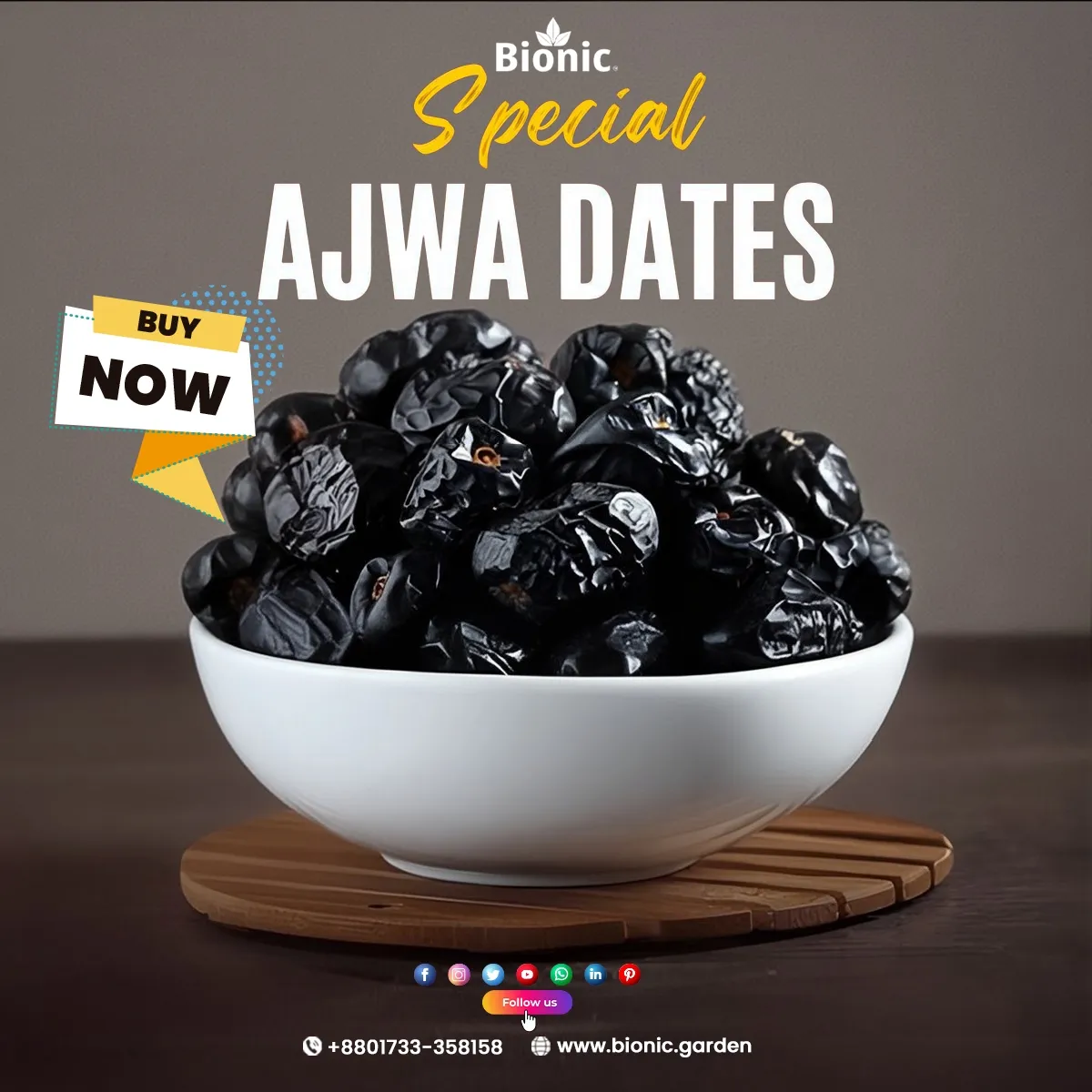 Ajwa Large - আজওয়া বড় খেজুর (৫ কেজি)